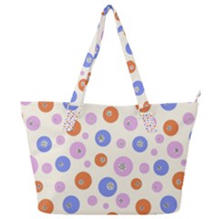 Multicolored Circles Full Print Shoulder Bag by SychEva