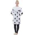 Vampire Hand Motif Graphic Print Pattern Longline Hooded Cardigan View2