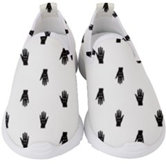 Vampire Hand Motif Graphic Print Pattern Kids  Slip On Sneakers by dflcprintsclothing