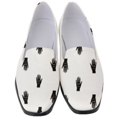 Vampire Hand Motif Graphic Print Pattern Women s Classic Loafer Heels by dflcprintsclothing