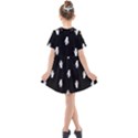 Vampire Hand Motif Graphic Print Pattern 2 Kids  Short Sleeve Shirt Dress View2