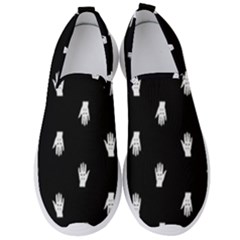 Vampire Hand Motif Graphic Print Pattern 2 Men s Slip On Sneakers by dflcprintsclothing