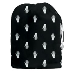 Vampire Hand Motif Graphic Print Pattern 2 Drawstring Pouch (3xl) by dflcprintsclothing