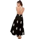 Vampire Hand Motif Graphic Print Pattern 2 Backless Maxi Beach Dress View2