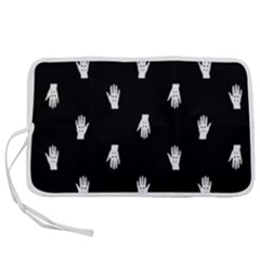 Vampire Hand Motif Graphic Print Pattern 2 Pen Storage Case (l) by dflcprintsclothing