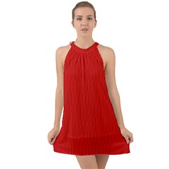 Zappwaits Halter Tie Back Chiffon Dress by zappwaits