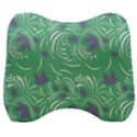 Folk floral pattern. Abstract flowers print. seamless pattern Velour Head Support Cushion View1