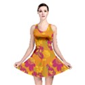 Folk floral pattern. Abstract flowers print. seamless pattern Reversible Skater Dress View1