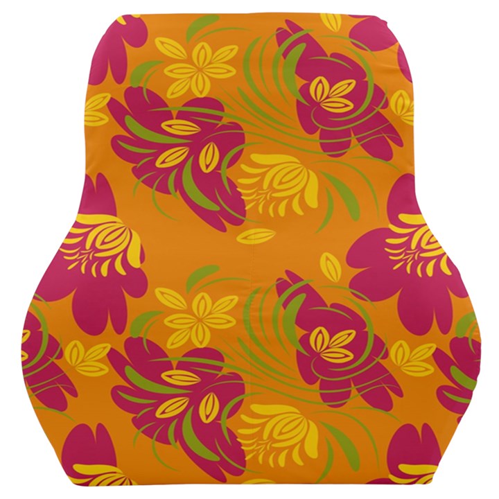 Folk floral pattern. Abstract flowers print. seamless pattern Car Seat Back Cushion 