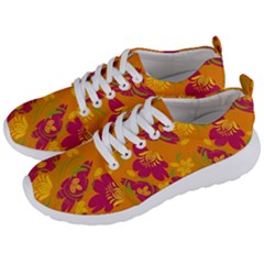 Folk Floral Pattern  Abstract Flowers Print  Seamless Pattern Men s Lightweight Sports Shoes by Eskimos