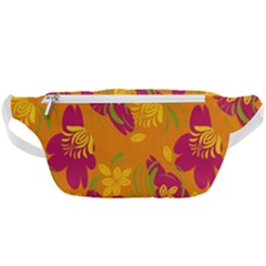 Folk Floral Pattern  Abstract Flowers Print  Seamless Pattern Waist Bag 