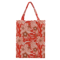 Folk Floral Pattern  Abstract Flowers Print  Seamless Pattern Classic Tote Bag by Eskimos