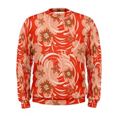 Folk Floral Pattern  Abstract Flowers Print  Seamless Pattern Men s Sweatshirt by Eskimos