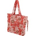 Folk floral pattern. Abstract flowers print. seamless pattern Drawstring Tote Bag View1