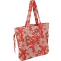 Folk floral pattern. Abstract flowers print. seamless pattern Drawstring Tote Bag View2