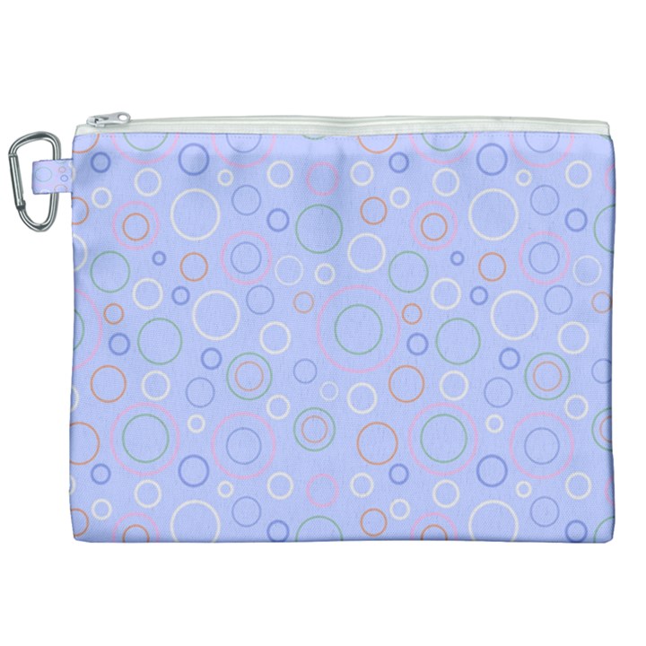 Circle Canvas Cosmetic Bag (XXL)