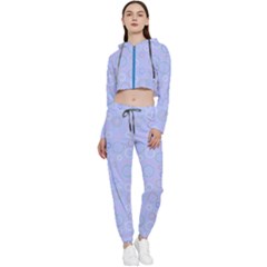 Circle Cropped Zip Up Lounge Set