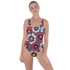 Daisy Colorfull Seamless Pattern Bring Sexy Back Swimsuit by Kizuneko