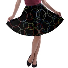 Circunferences A-line Skater Skirt