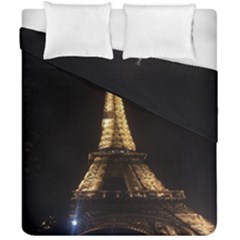 Tour Eiffel Paris Nuit Duvet Cover Double Side (california King Size) by kcreatif