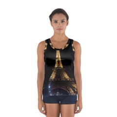 Tour Eiffel Paris Nuit Sport Tank Top  by kcreatif