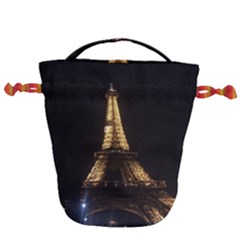 Tour Eiffel Paris Nuit Drawstring Bucket Bag by kcreatif