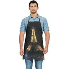 Tour Eiffel Paris Nuit Kitchen Apron by kcreatif