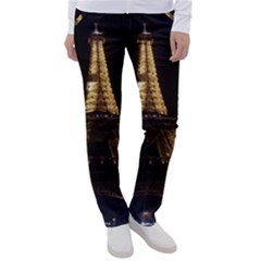 Tour Eiffel Paris Nuit Women s Casual Pants