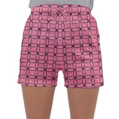 Circles On Pink Sleepwear Shorts by JustToWear