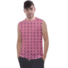 Circles On Pink Men s Regular Tank Top