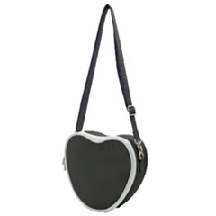 Beluga Grey Heart Shoulder Bag by FabChoice