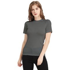 Beluga Grey Women s Short Sleeve Rash Guard by FabChoice