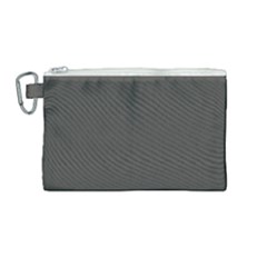 Beluga Grey Canvas Cosmetic Bag (medium)