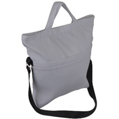 Chalice Silver Grey Fold Over Handle Tote Bag by FabChoice