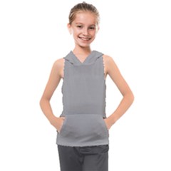 Chalice Silver Grey Kids  Sleeveless Hoodie by FabChoice