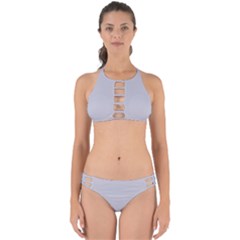 Cloudy Grey Perfectly Cut Out Bikini Set by FabChoice