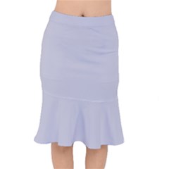 Cloudy Grey Short Mermaid Skirt by FabChoice