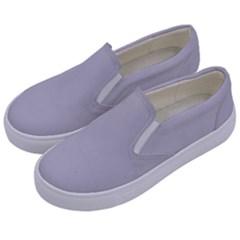 Cloudy Grey Kids  Canvas Slip Ons by FabChoice