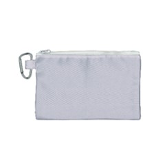 Cloudy Grey Canvas Cosmetic Bag (small) by FabChoice