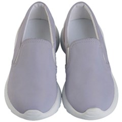 Cloudy Grey Kids Lightweight Slip Ons by FabChoice