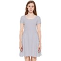 Cloudy Grey Inside Out Cap Sleeve Dress View1