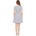 Cloudy Grey Inside Out Cap Sleeve Dress View4