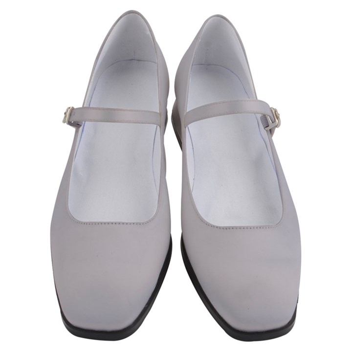 Cloudy Grey Women s Mary Jane Shoes