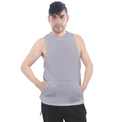 Cloudy Grey Men s Sleeveless Hoodie by FabChoice