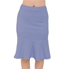 Cool Grey Short Mermaid Skirt by FabChoice