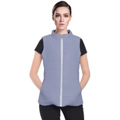 Cool Grey Women s Puffer Vest by FabChoice