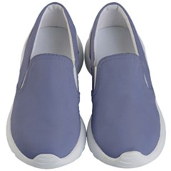 Cool Grey Kids Lightweight Slip Ons by FabChoice