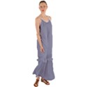 Cool Grey Cami Maxi Ruffle Chiffon Dress View1