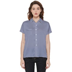 Cool Grey Short Sleeve Pocket Shirt