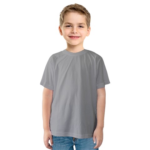 Drizzle Grey Kids  Sport Mesh Tee by FabChoice